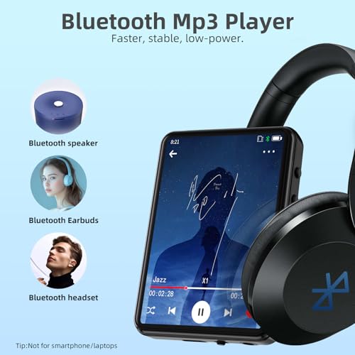 Portable MP3 Player with Bluetooth, Touch Screen, FM Radio, 32GB R777420