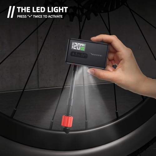 Mini Bike Tire Pump - 120PSI Portable Electric Bicycle Pump with Type-C Rechargeable Battery I70580
