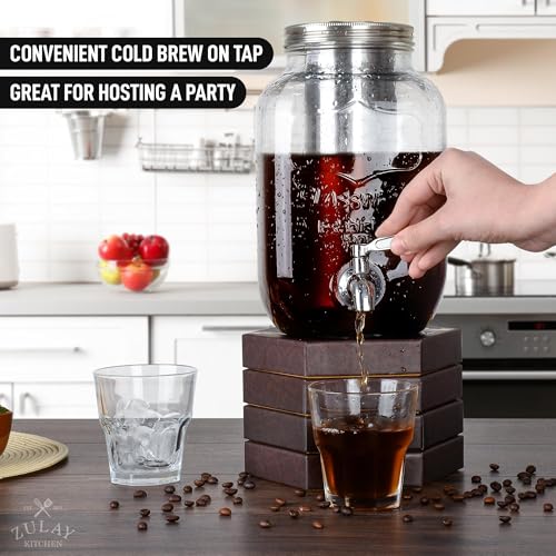 1 Gallon Cold Brew Coffee Maker with Stainless Steel Infuser I1511