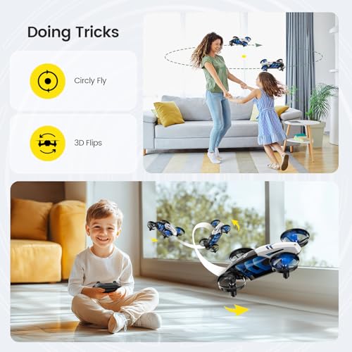 Mini Indoor Drone for Kids with 3D Flip and Auto Hovering F616862