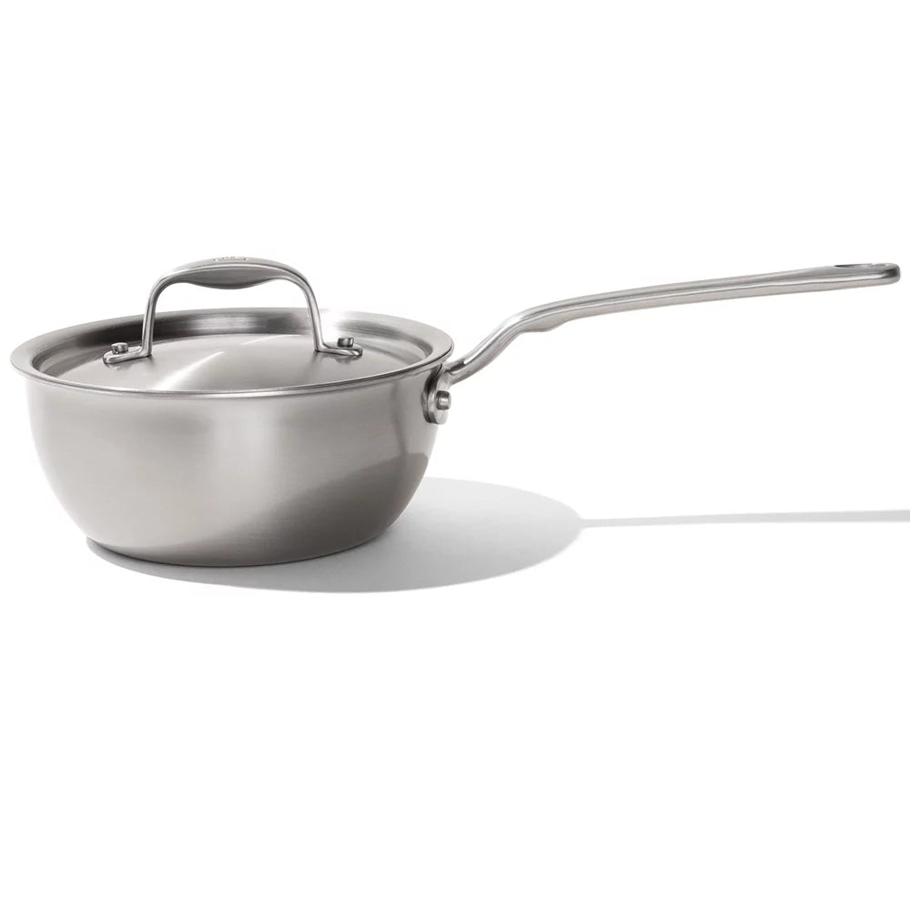 2 Quart Stainless Steel Saucier Pan E584