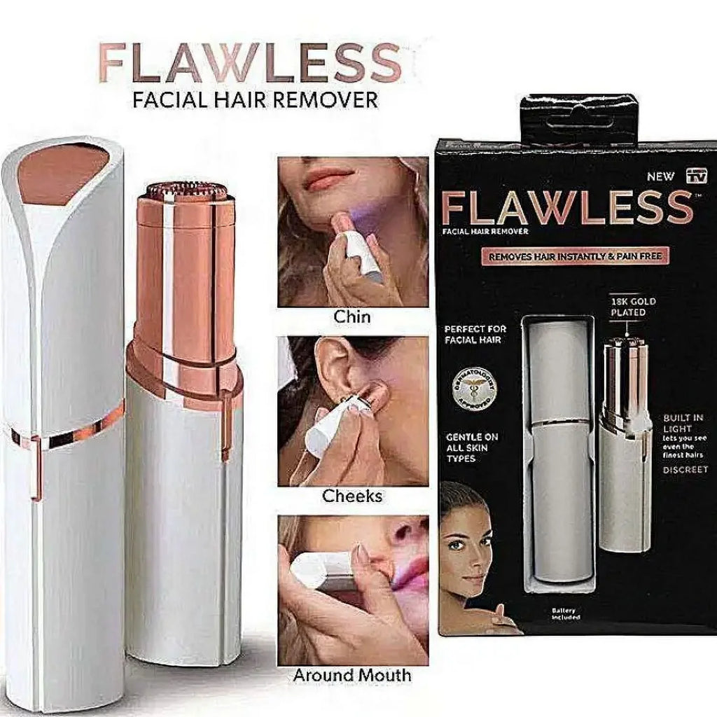 Facial Hair Remover, White T459