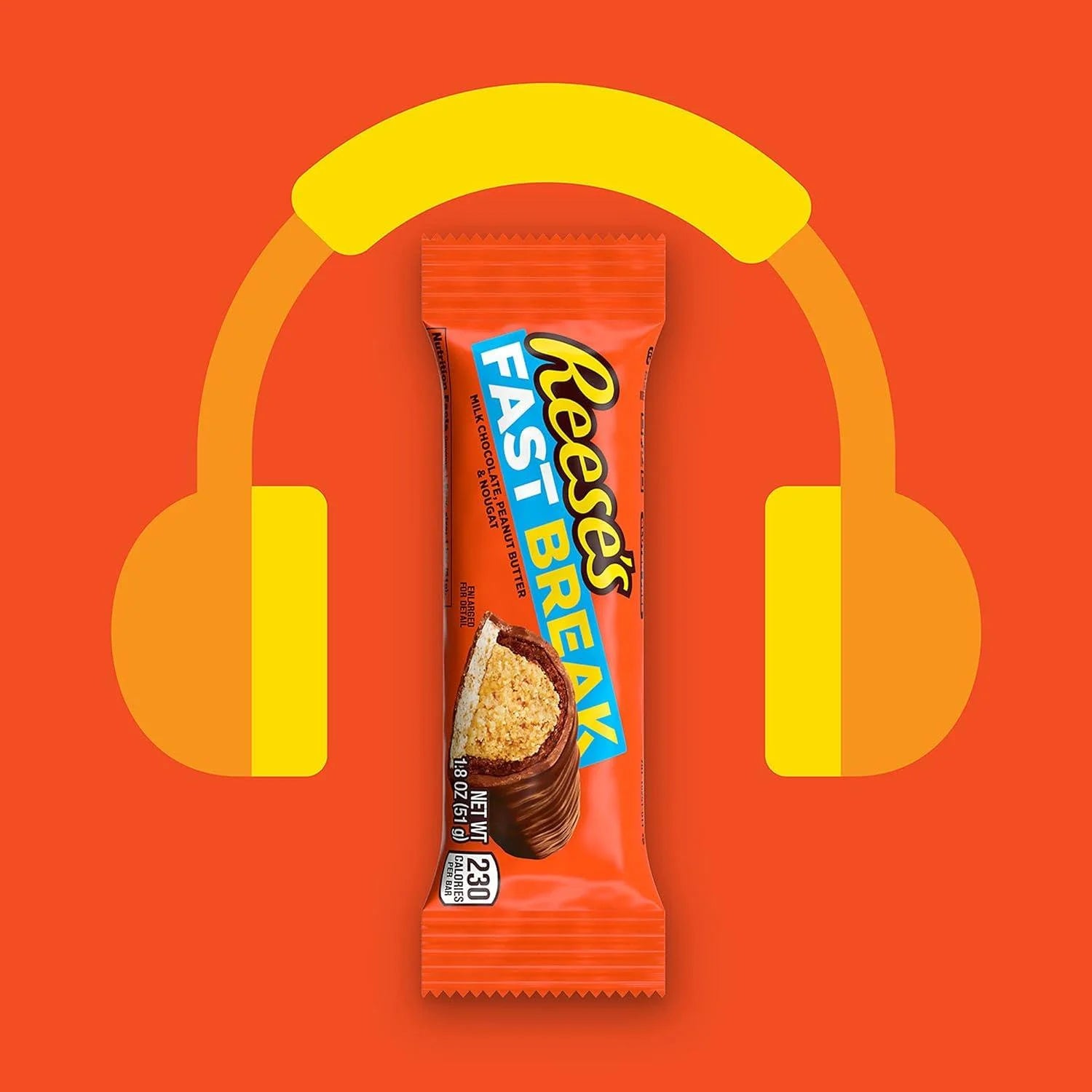 Peanut Butter Nougat Candy Bars 8 Pack T23140