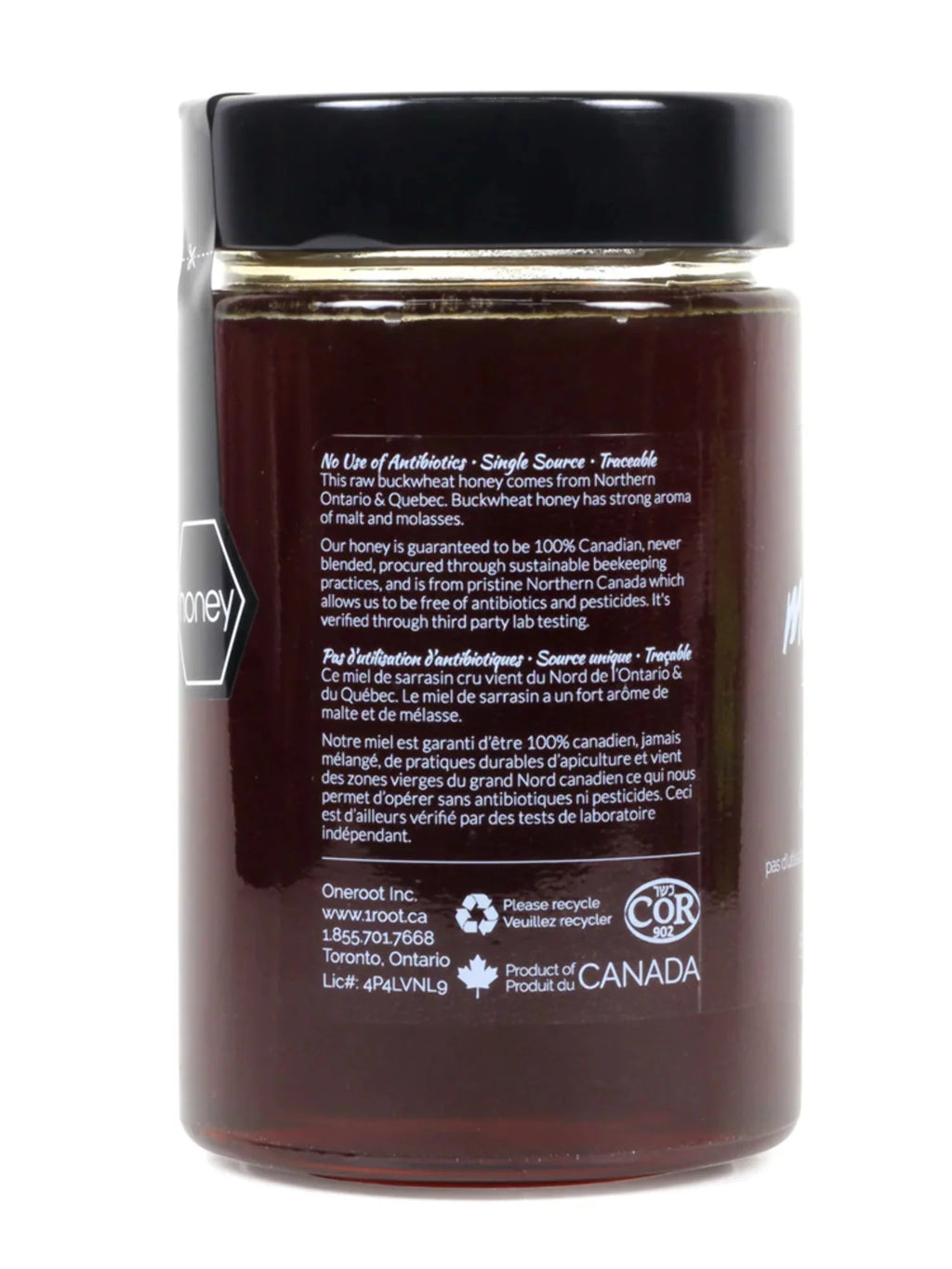 Raw Buckwheat Honey 3-Pack 500g Each L179