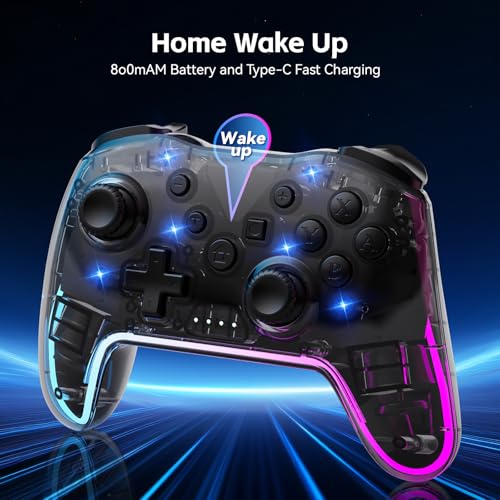 Wireless Controller for Switch, PC, Android, iOS with RGB Lighting P1625