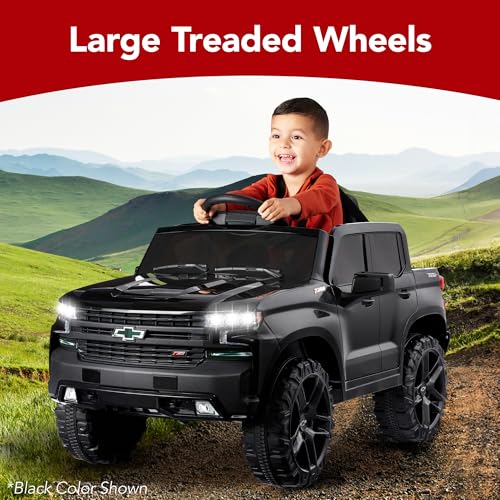 12V Ride On Truck for Kids with Remote Control, Bluetooth, LED Lights U7979