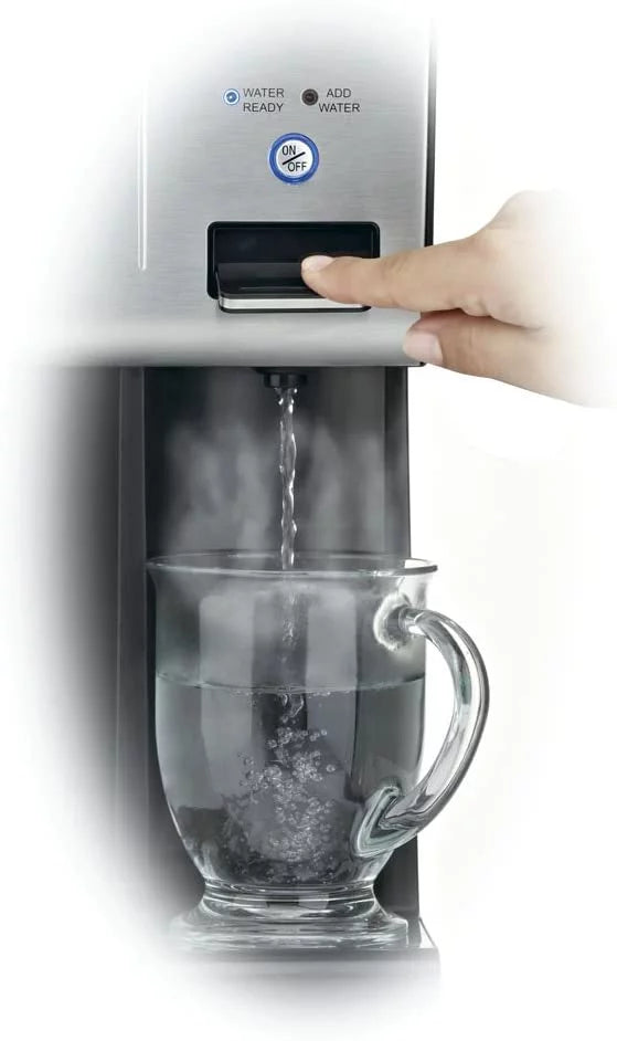 12-Cup Programmable Coffeemaker with Hot Water System, Black/Stainless Z137909