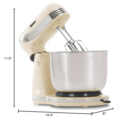 Stand Mixer with 3 Quart Stainless Steel Bowl, 6 Speeds T41155