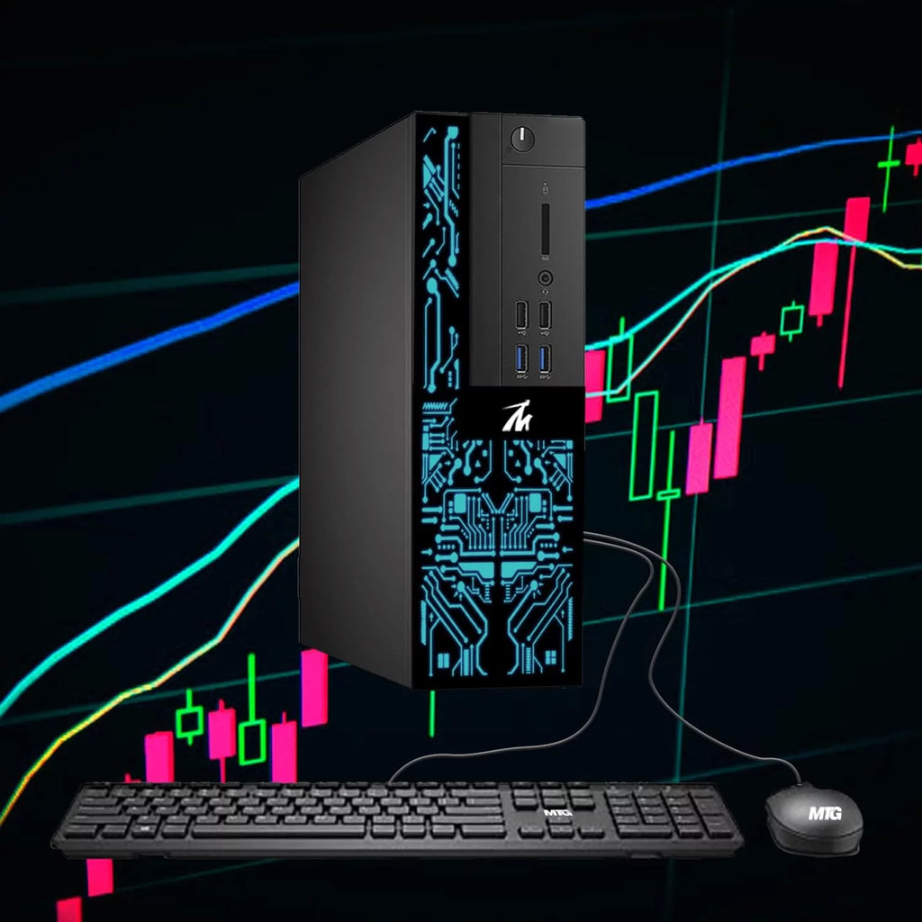 Refurbished Desktop PC Intel Core i5-6500, 16GB RAM, 120GB SSD, 2TB HDD, 4 Monitors W391
