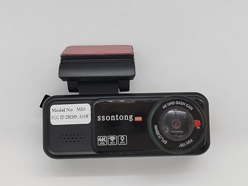 4K Front and Rear Dash Cam with WiFi GPS, 3.2" IPS Screen, Night Vision J83728
