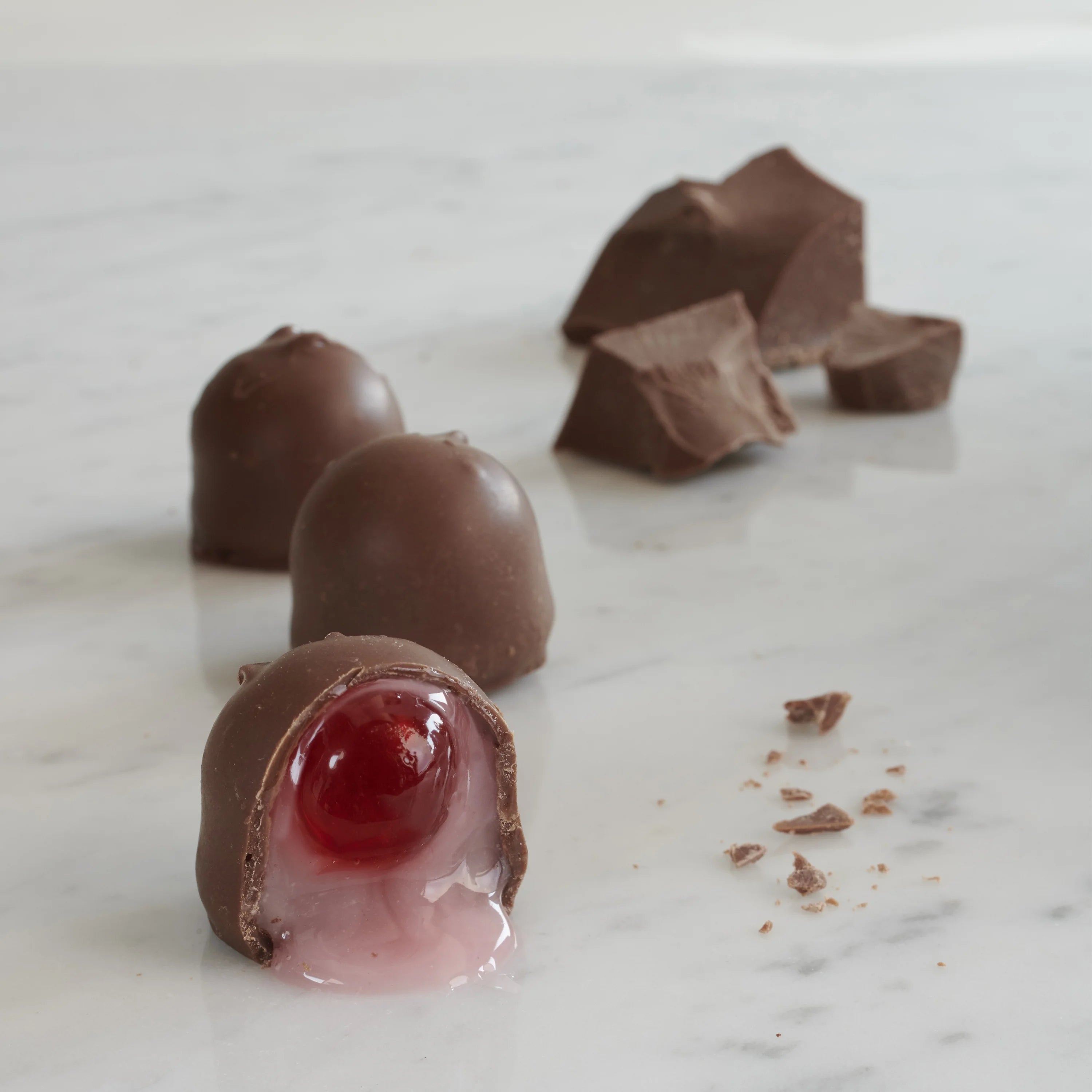 Milk Chocolate Cordial Cherries, 19.8 oz Box, 30 Pieces R170279