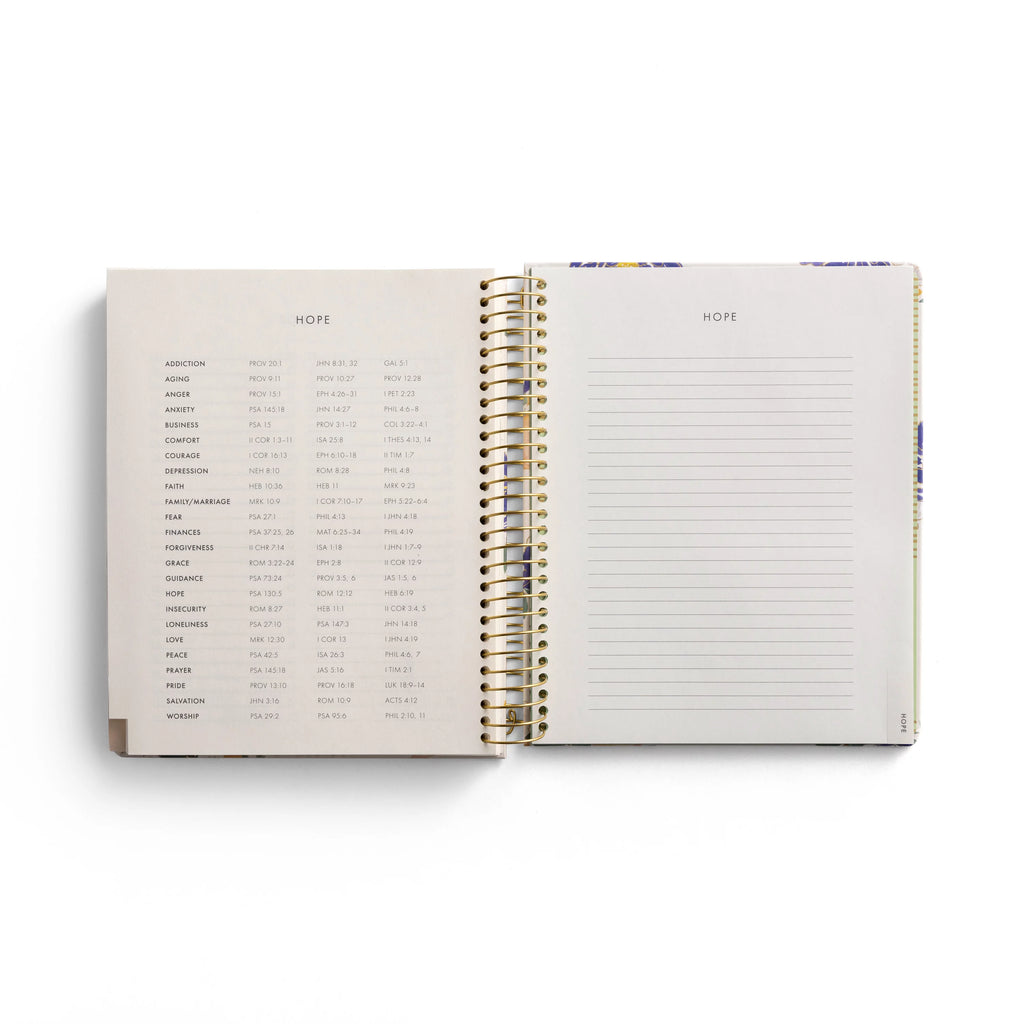 18 Month Floral Devotional Planner, Spiral Bound S28958