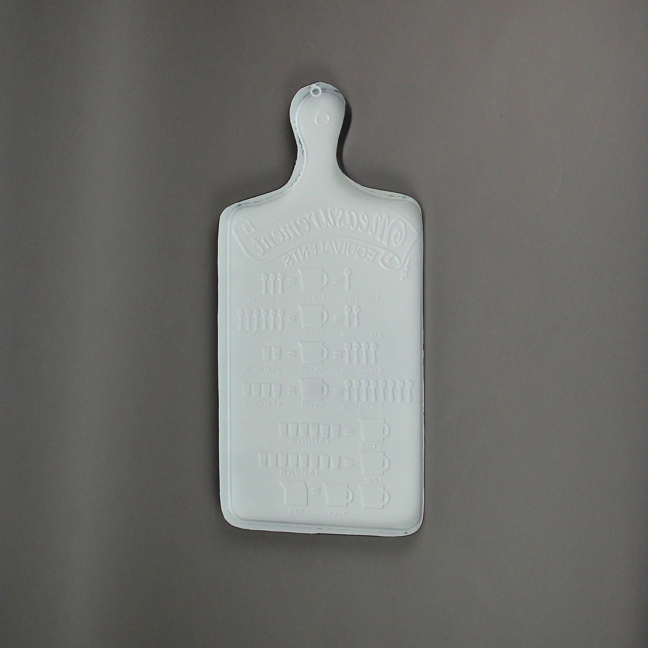 Vintage Measurement Conversion Chart Metal Wall Hanging Q2508