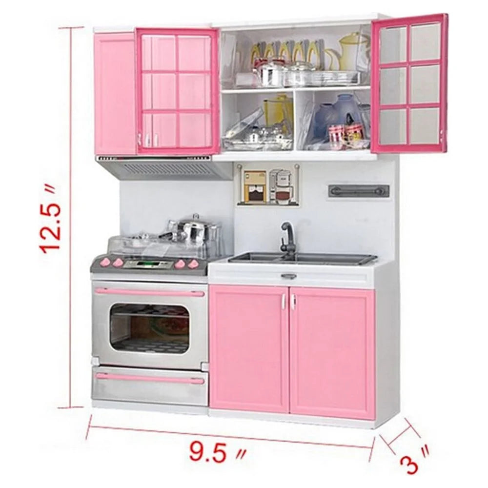 Mini Kids Kitchen Pretend Play Cooking Set with Stove O430