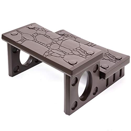 2-Step Spa Hot Tub Pool RV Deck Steps, Lightweight Sided Step K61240