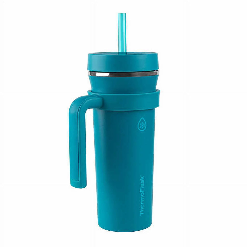 Insulated Straw Tumbler with Handles, 32oz, 2-Pack A1241