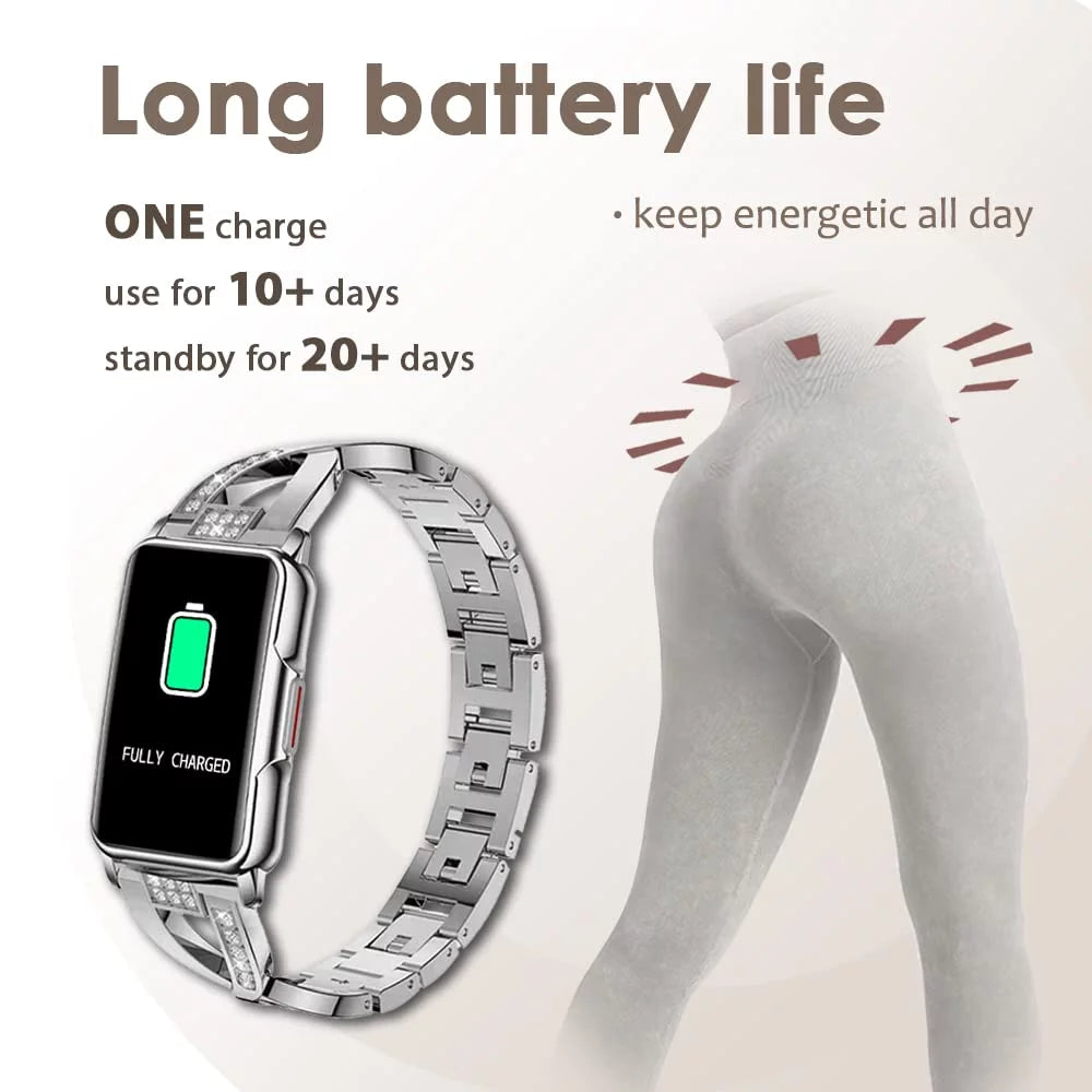 Ladies Smartwatch Waterproof Fitness Tracker with Step Counter V83140