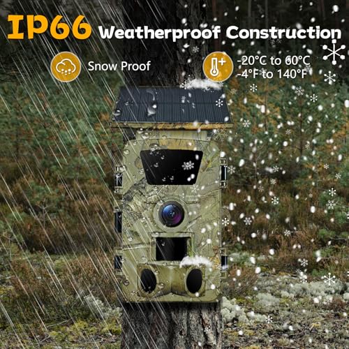 5K WiFi Trail Camera with Night Vision and 64GB SD Card R593430