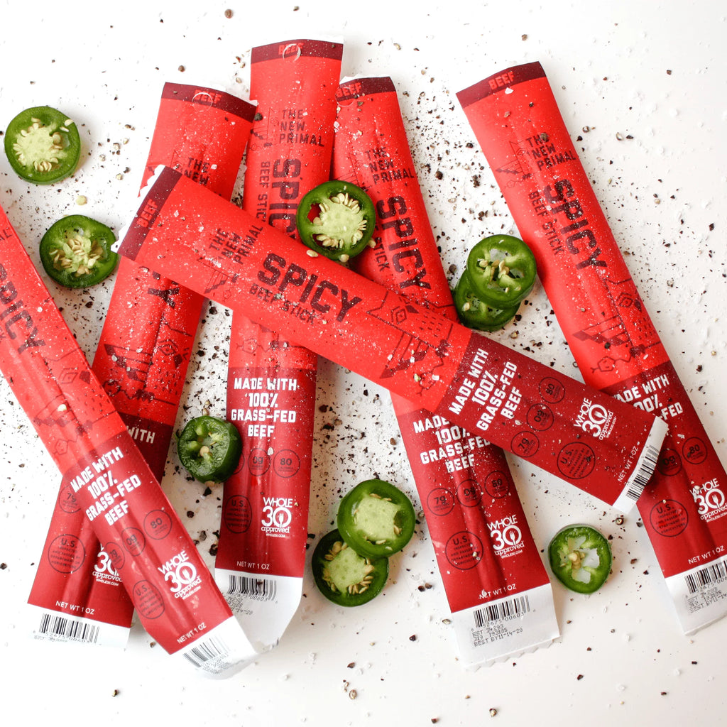 Spicy Beef Meat Sticks, Grass-Fed, Zero Sugar H270