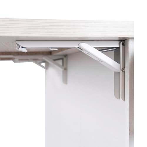 Farmhouse Kitchen Island with Drop Leaf, Barn Door and Power Outlet C3058