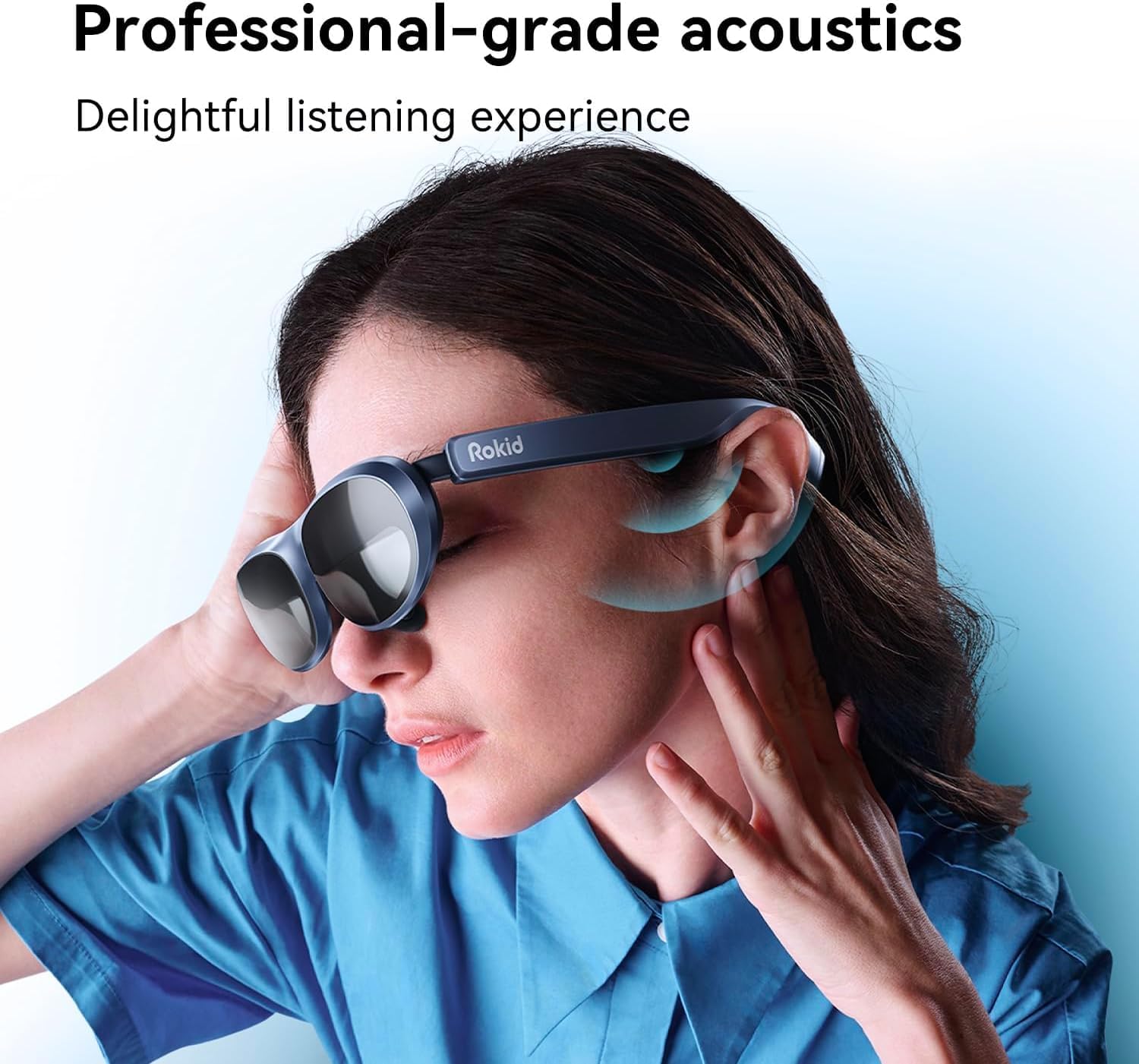 AR Glasses with 1080P Display for Gaming and Video Y357