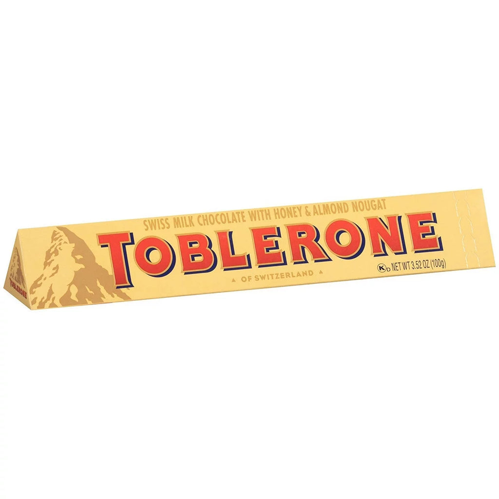 Swiss Milk Chocolate with Honey and Almond Nougat, 100g (Pack of 8) T721499