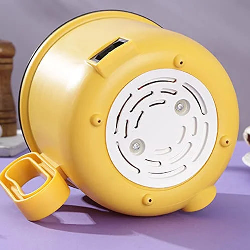 Electric Cooking Pot 1.5L with Clear Lid, Yellow C1332
