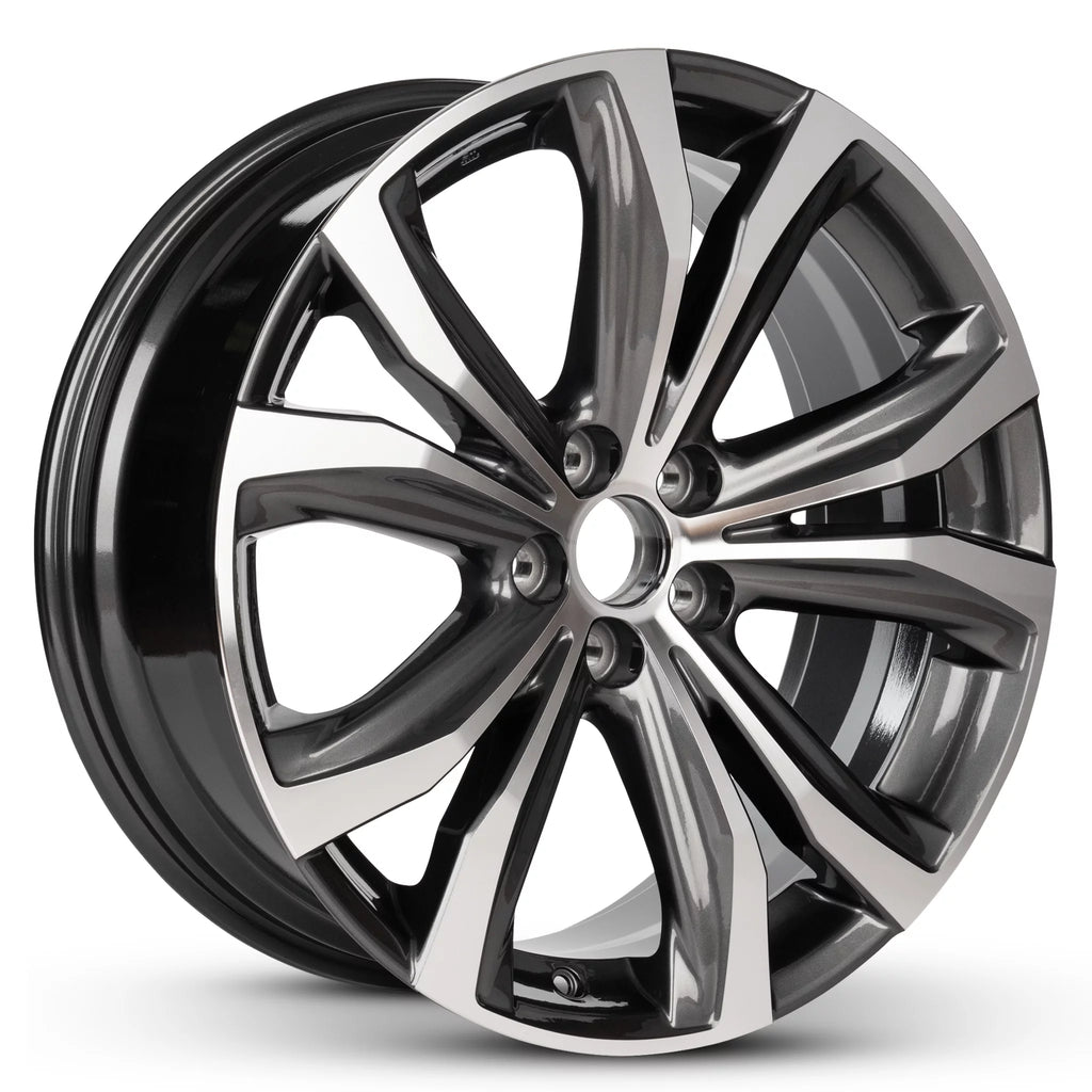 20 Inch Machined Face Painted Inlay Charcoal Rim for Lexus RX350 C908