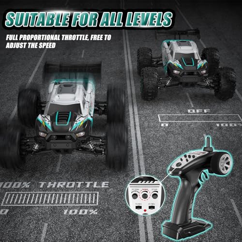 1/14 RC Car 4WD All Terrain Truck 60 Mins Runtime H34560