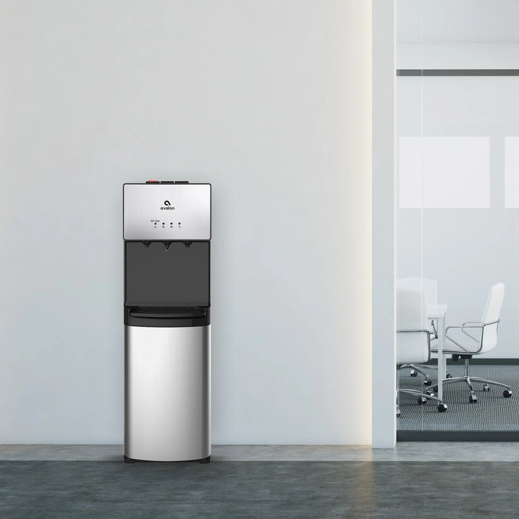Self Clean Bottom Load Water Cooler, Stainless Steel S839141