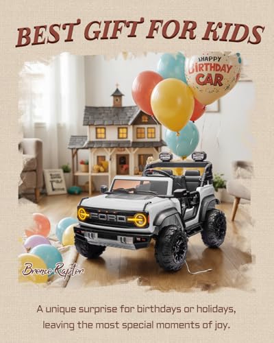 24V Ride on Car for Big Kids, 2 Seater with Remote Control, 4-Wheeler Suspension, 3 Speeds, LED Lights D981