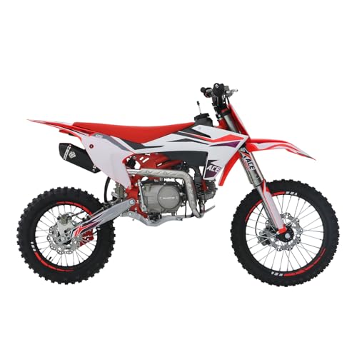 125CC Dirt Bike, 4-Speed Manual Clutch, 17"/14" Tires V202