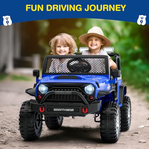 12V Kids Electric Ride On Car with Remote Control, Bluetooth Speaker, LED Lights Z308