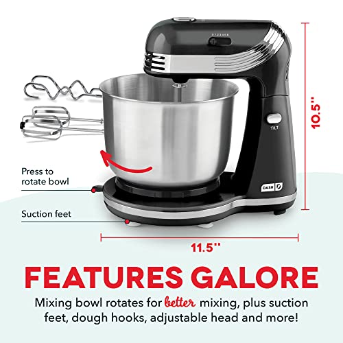 Stand Mixer with 3 Quart Stainless Steel Bowl, 6 Speeds T41155