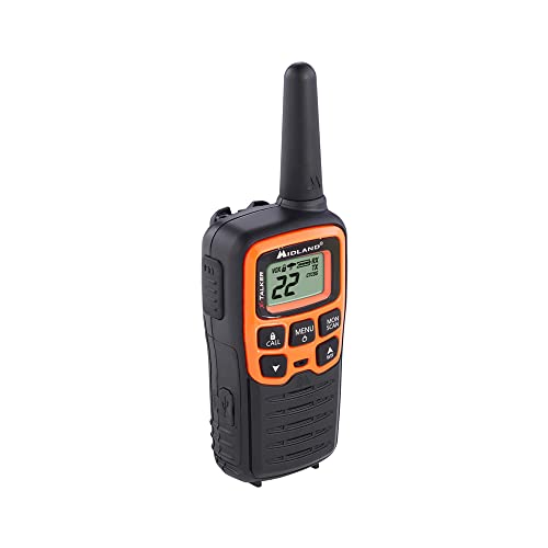 Spotting and Recovery Walkie-Talkie Long Range FRS Two Way Radio for Kids Caravanning with NOAA Weather Alert, 2 Pack U6300