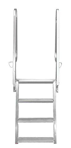 Deluxe Flip-Up Dock Ladder with Welded Step Assembly - 4-Step R53399