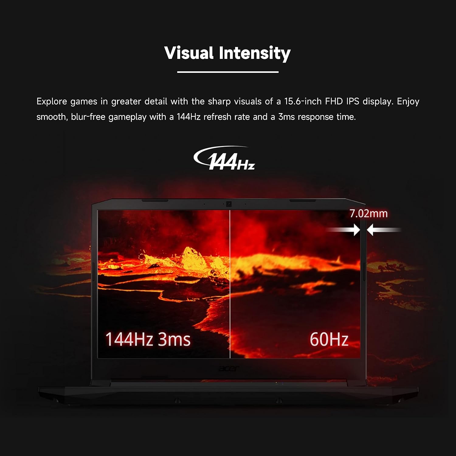 15.6" 144Hz FHD Gaming Laptop, Ryzen 7, RTX 3060, 16GB RAM, 1TB SSD K8891