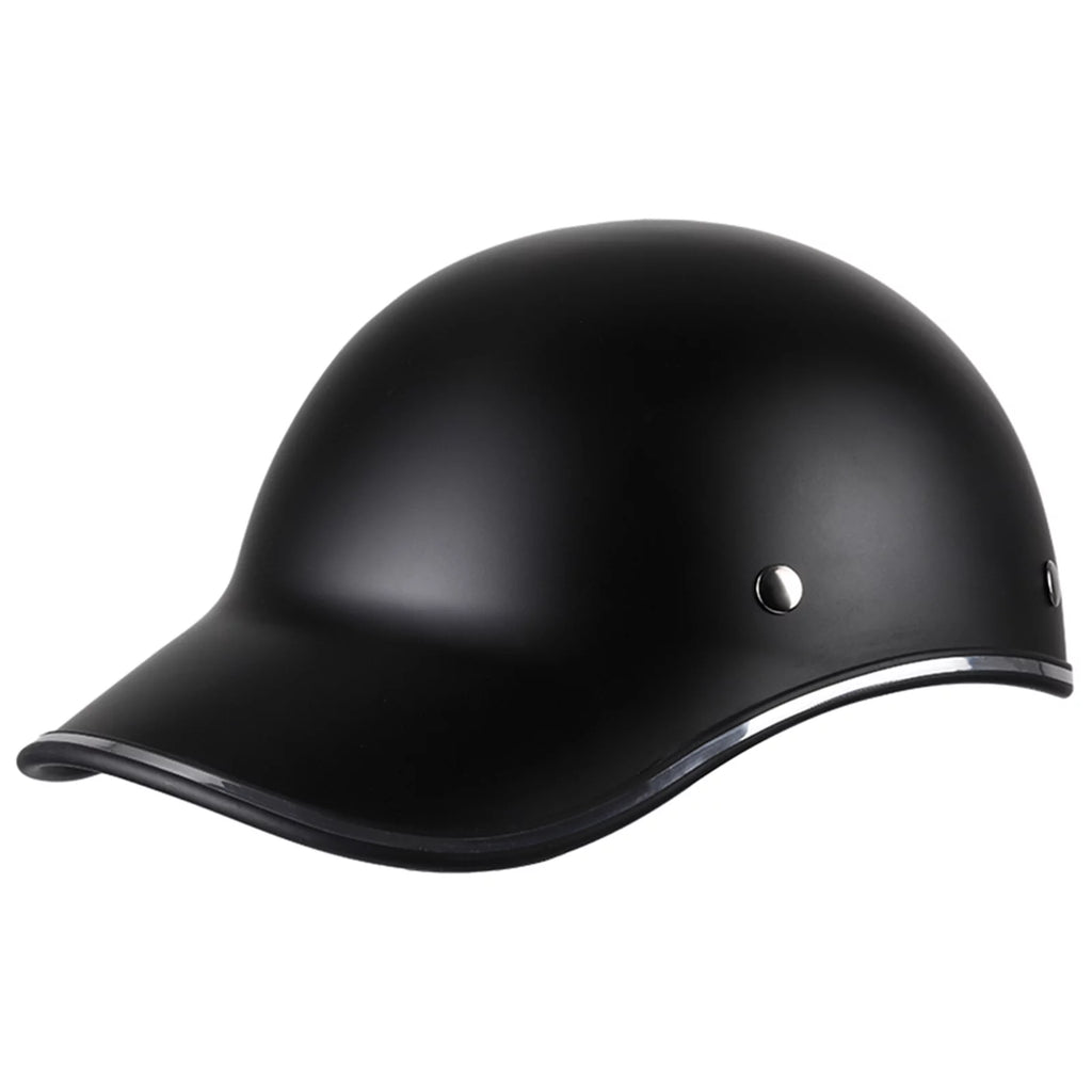 Stylish Helmet for Men Women Adults, Motorcycle Bike Baseball Half Helmet, Adjustable Strap, Enhanced Safety