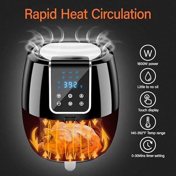 6-in-1 Air Fryer 7Qt Smart Electric Hot Airfryer O845920