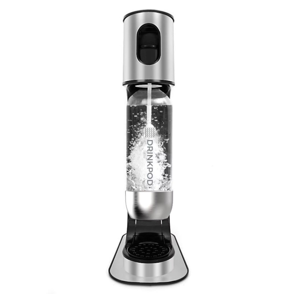 Stainless Steel Sparkling Water Machine with CO2 Cylinder and 3 Bottles U246828