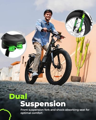 Electric Bike for Adults 750W 28mph with Removable Battery and Fat Tire W3858