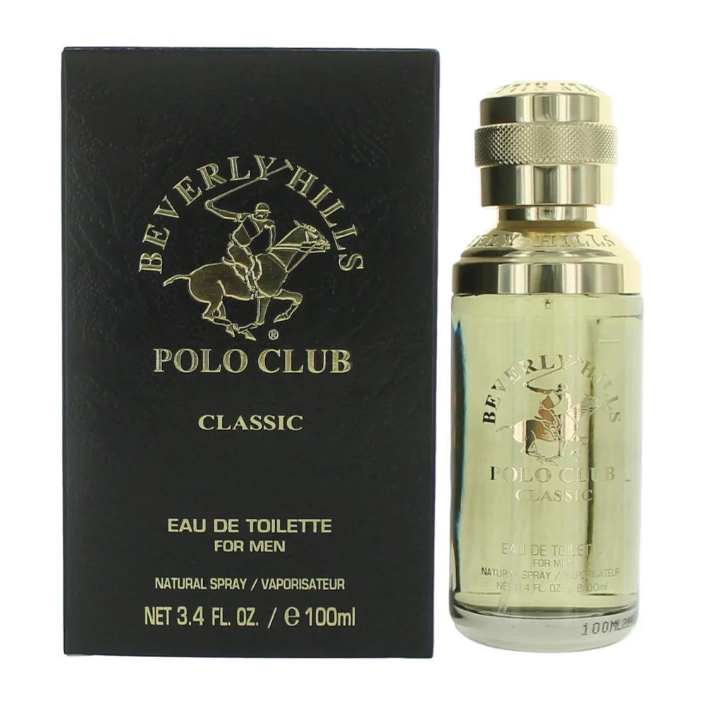 BHPC Classic by Beverly Hills Polo Club, 3.4 oz EDT Spray for Men