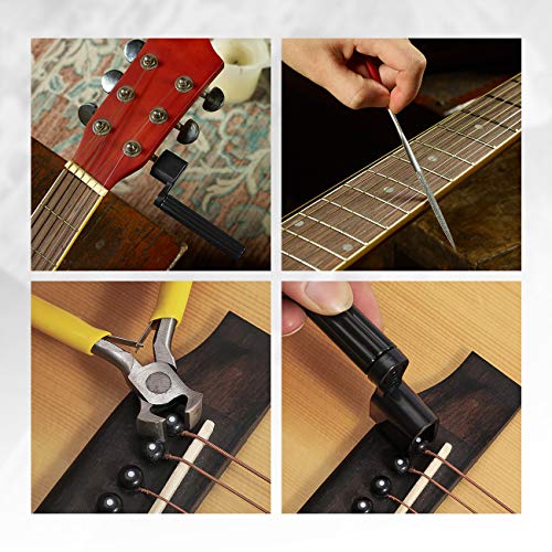 Guitar Repair Maintenance Tool Kit with Carry Bag A476