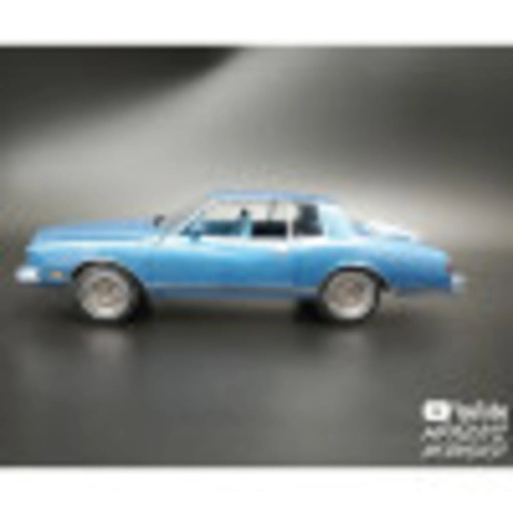 1:25 Scale Model Kit - 1980 Chevy Monte Carlo, 110 Parts, Unpainted Building Kit U2980