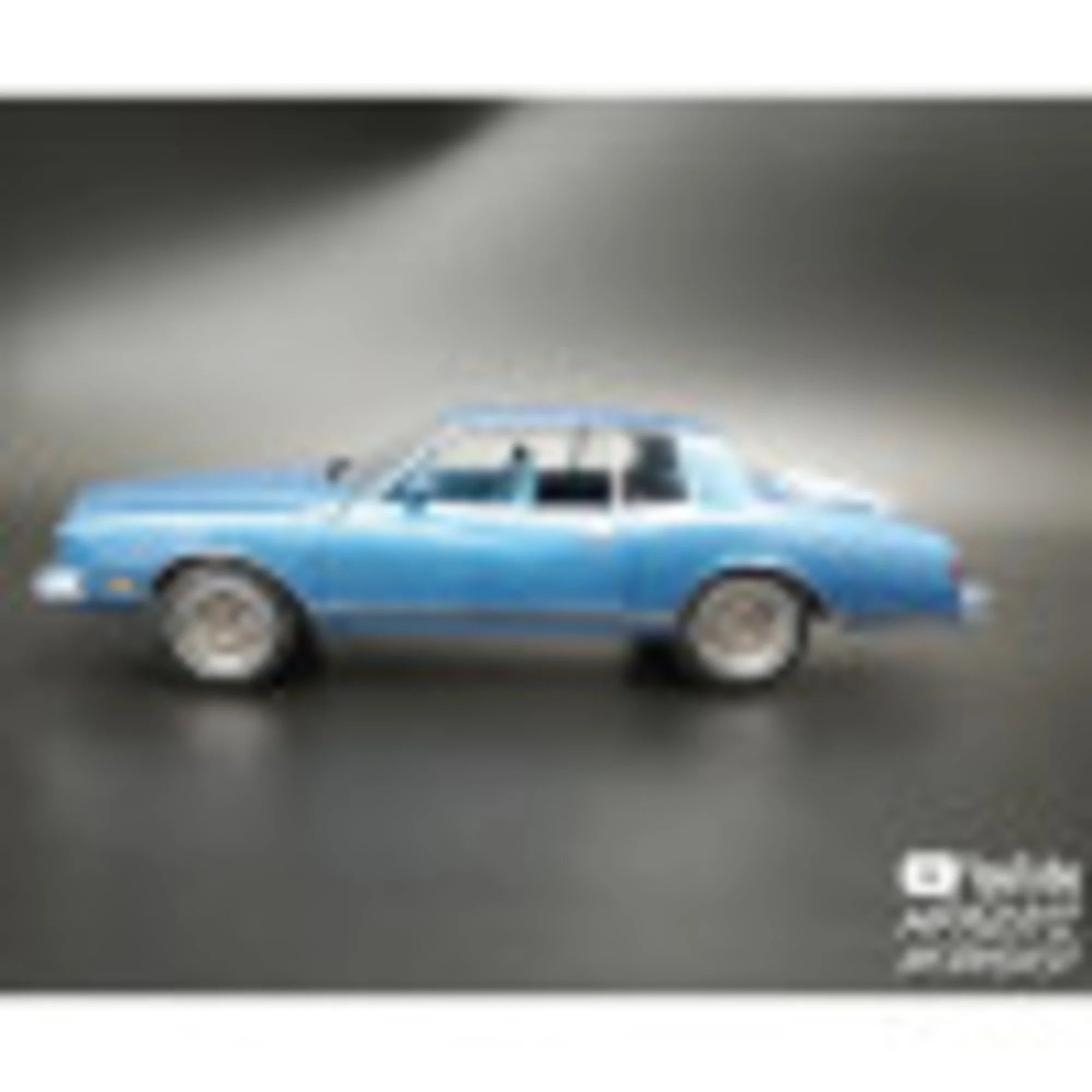 1:25 Scale Model Kit - 1980 Chevy Monte Carlo, 110 Parts, Unpainted Building Kit U2980