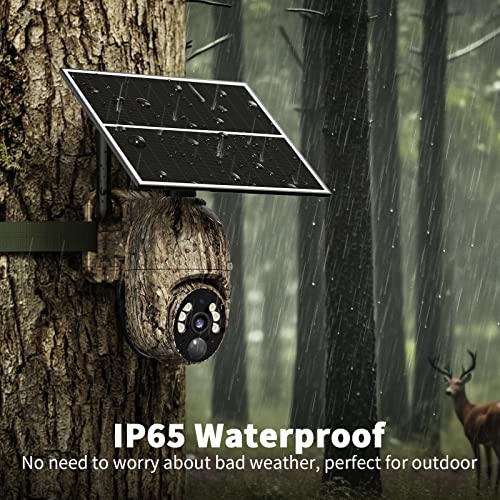 Cellular Trail Camera 4G LTE with Solar Panel, 2K Night Vision E959291