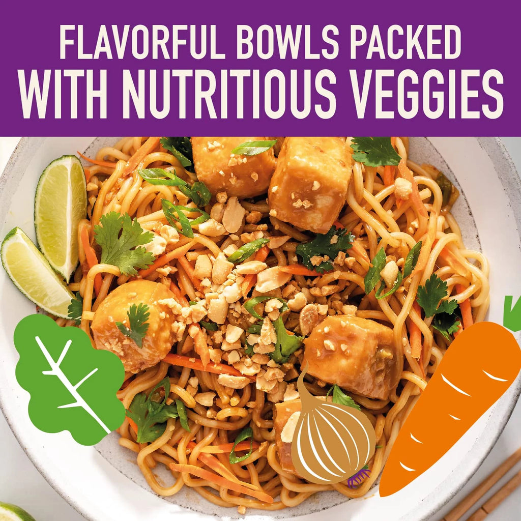 Peanut Sesame Noodle Bowl, Vegan, 8.7 oz (Pack of 6) B283676
