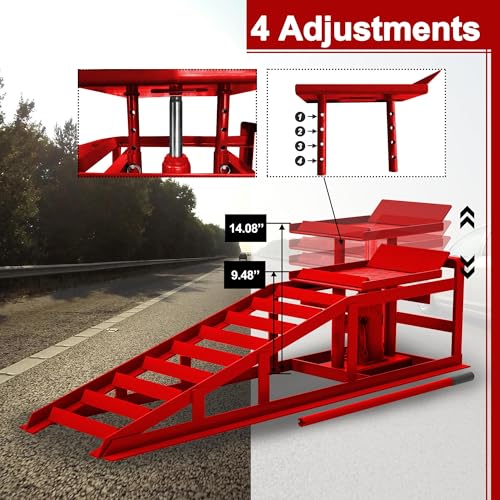 Hydraulic Car Ramps 5 Ton Capacity Low Profile Lift G135022