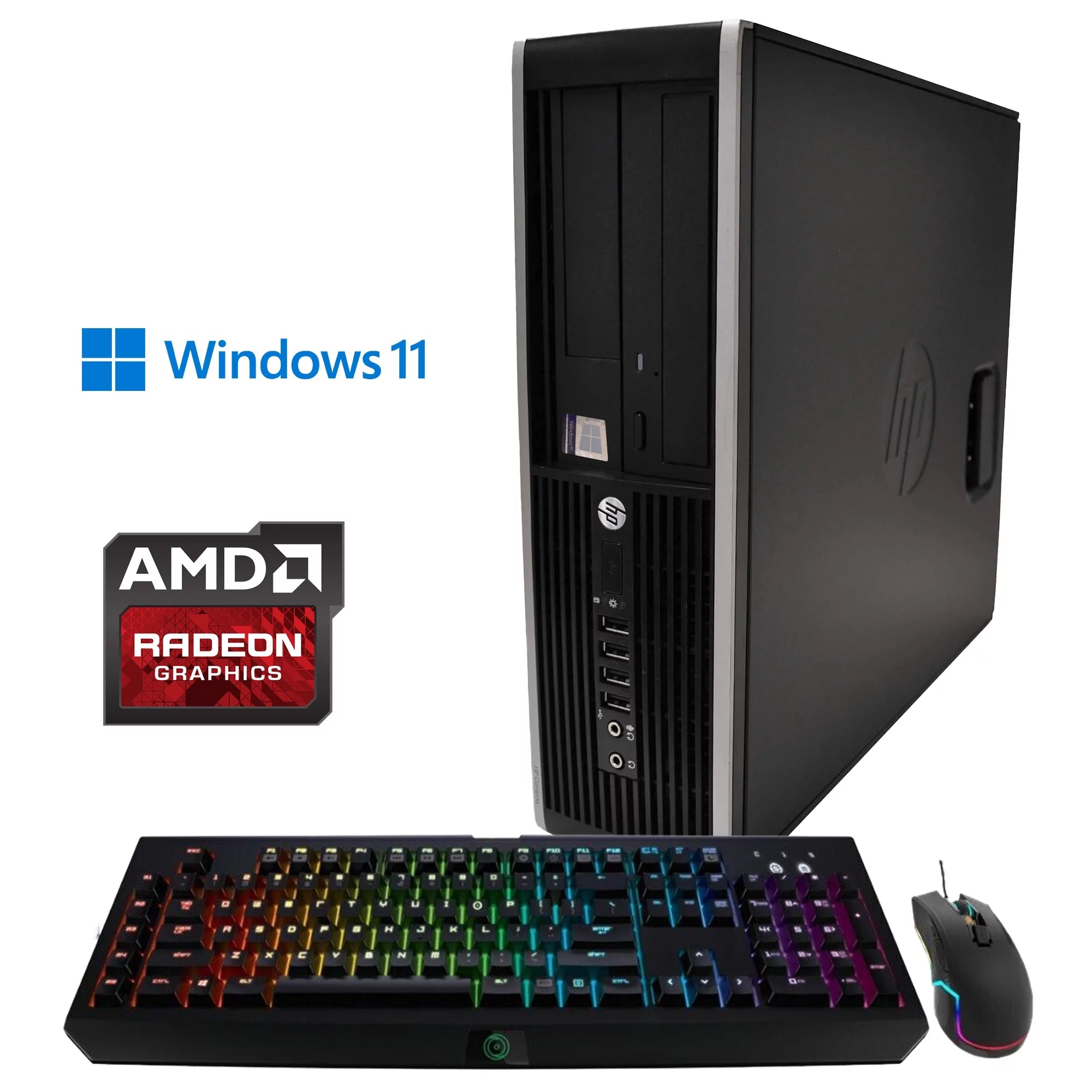 Refurbished Desktop Computer PC - Intel Quad-Core i5, 8GB RAM, 22in Monitor Q85319