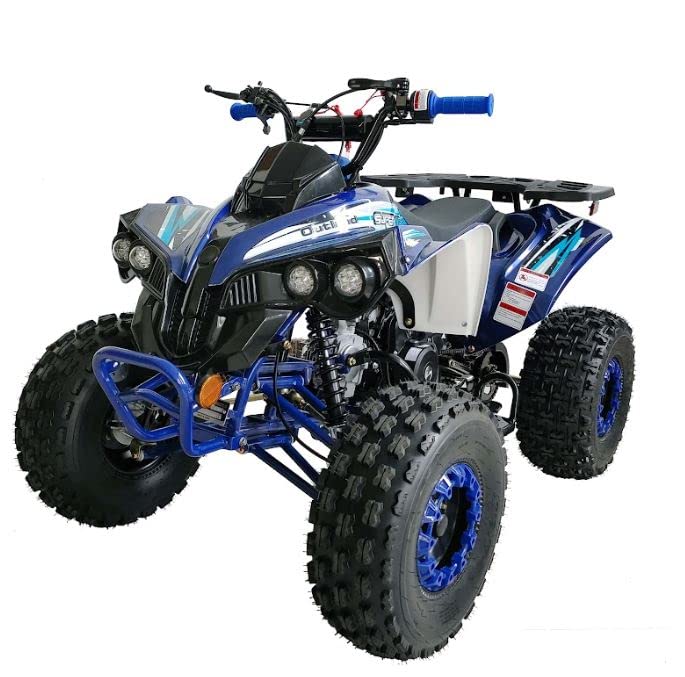 125cc ATV Fully Automatic with Reverse Double Headlights LED Gas 4 Wheeler U53754